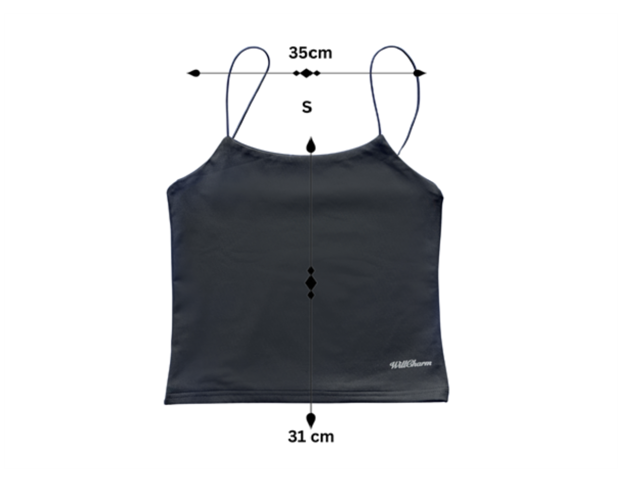 Tank Top Spaghetti - Black