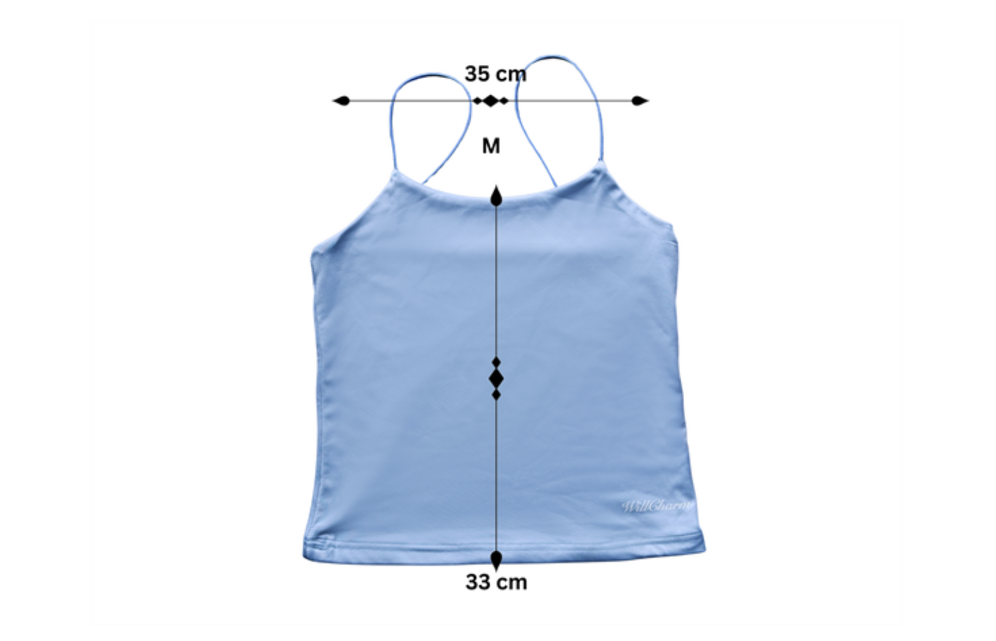 Tank Top Spaghetti - Baby Blue